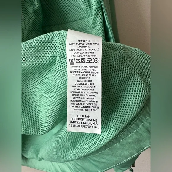 L.L. Bean Packable Rain Jacket - Picture 10 of 16